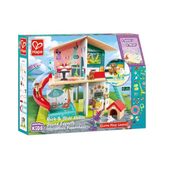 Hape Rock & Slide Dollhouse Set {1}