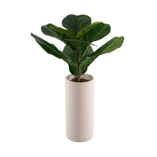 Flora Bunda&reg; 20" Fiddle In 10.5" Textured Ceramic Vase {1}