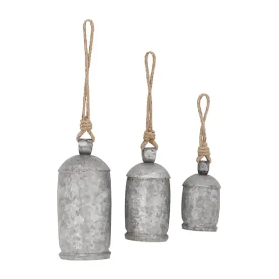 Silver Metal Rustic Windchime Set {1}