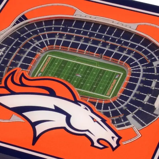 3D StadiumView Coasters Denver Broncos {5}