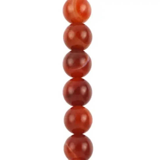 Amber Fire Agate Round Beads by Bead Landing&trade; {1}