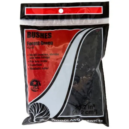 Woodland Scenics&reg; Bushes, Forest Green {1}