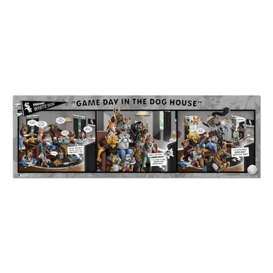 MLB Game Day in the Dog House 1,000 Piece Puzzle Chicago White Sox {5}