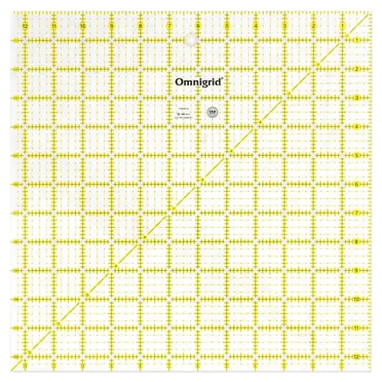 Omnigrid&reg; 12.5" x 12.5" Square Quilting & Sewing Ruler {1}