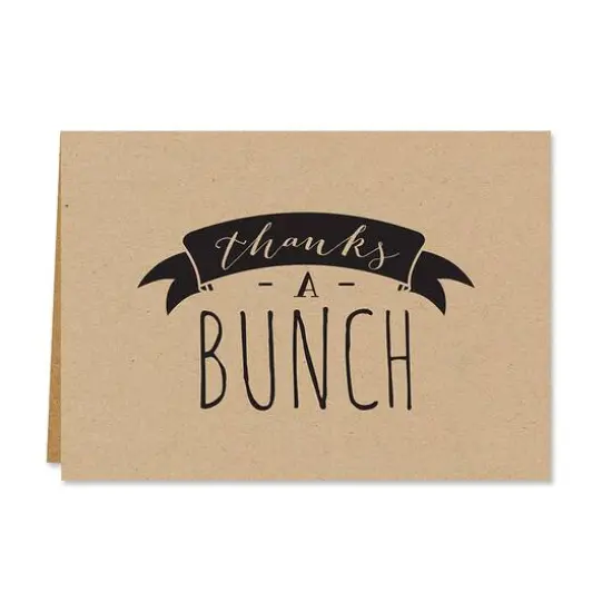 Hortense B. Hewitt Co. Kraft Thank You Cards {8}