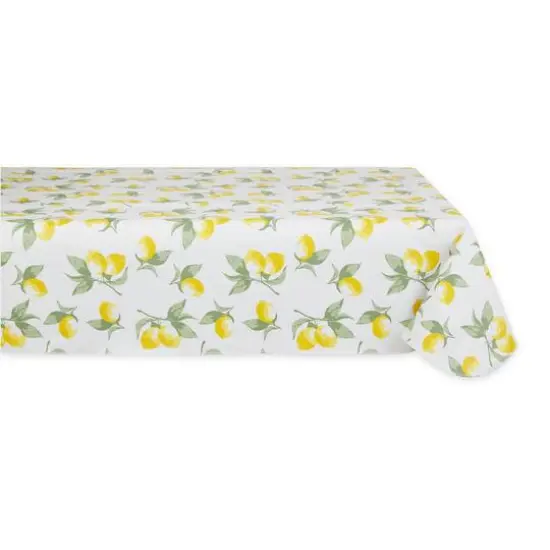 Summer Lemons Vinyl Tablecloth 60" x 84" {1}