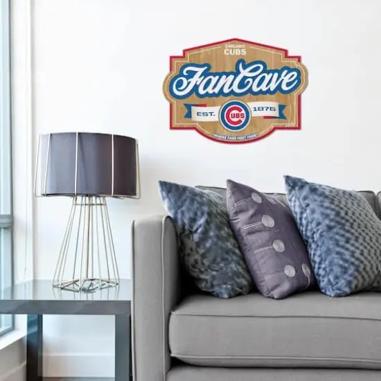 MLB Fan Cave Sign Chicago Cubs {4}