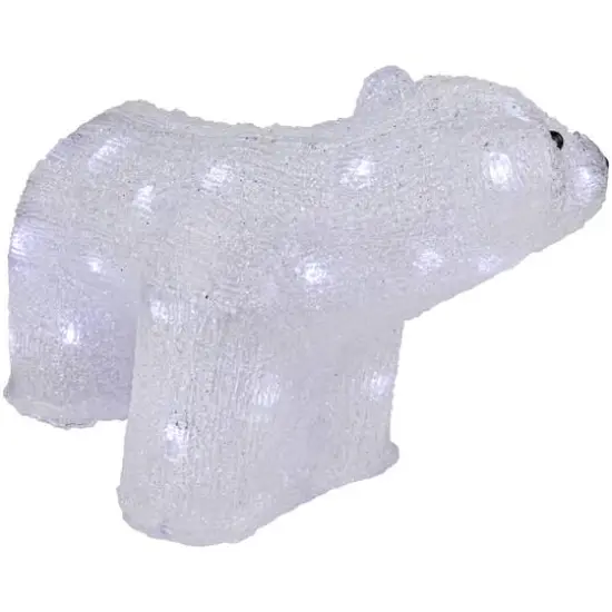 12" Lighted Commercial Grade Acrylic Baby Bear Christmas Display Decoration {6}