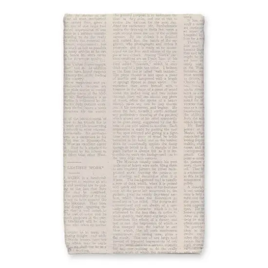 Skull Tophat Newspaper Bowtie Tea Towel Set {5}