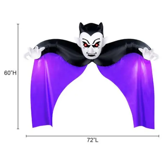 6ft. Airflowz Inflatable Halloween Hanging Vampire {5}