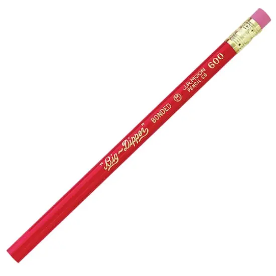 J.R. Moon Pencil Co. Big-Dipper Pencils with Eraser, 3 Packs of 12 {3}