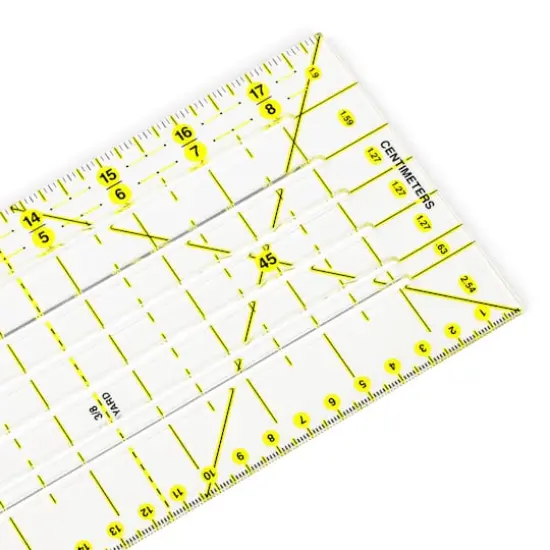 Dritz&reg; Clear Measure & Mark Ruler {5}