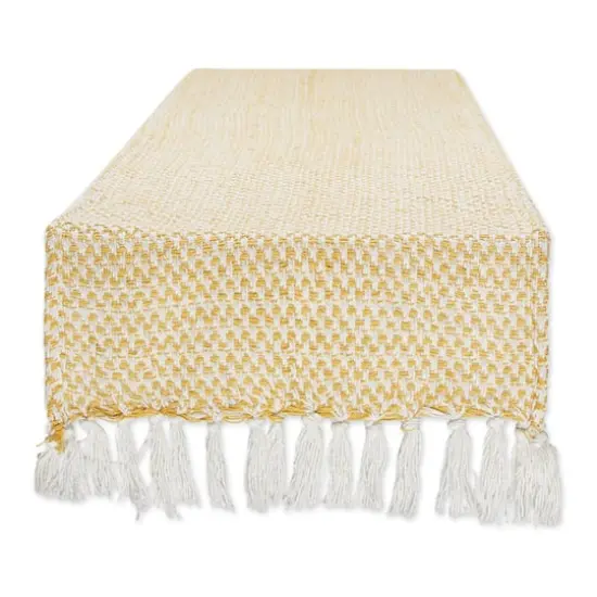 DII&reg; 72" Woven Table Runner Honey Gold {1}
