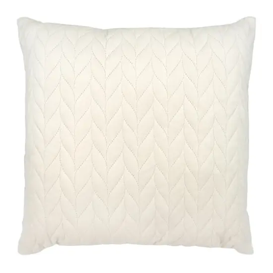 22" Wheat Pattern Pillow by Ashland&reg;Ivory {1}