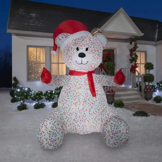 Airblown&reg; Animated Hugging Candy Sprinkles Bear {3}