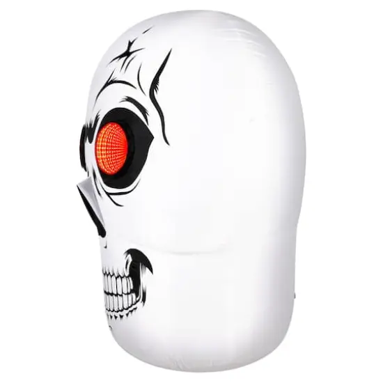 5ft. Airflowz Inflatable Infinity Mirror Skull {7}