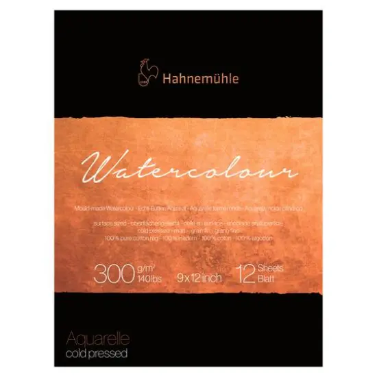 Hahnemuehle The Collection Watercolor Paper Pad, 12 Sheets {1}