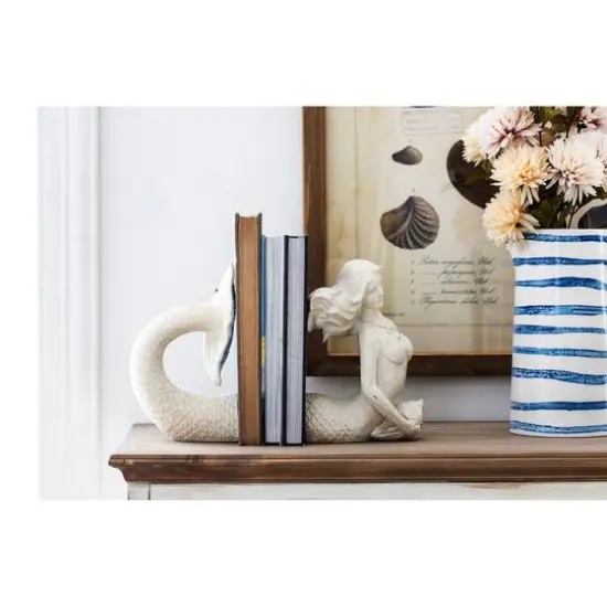 Hello Honey&reg; Mermaid Shaped Bookend Set {9}