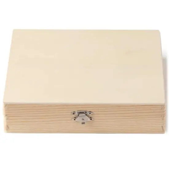 8.5" Wood Flat Box by Make Market&reg; {1}