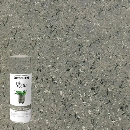 Rust-Oleum&reg; Stone Spray Paint Gray Stone {3}