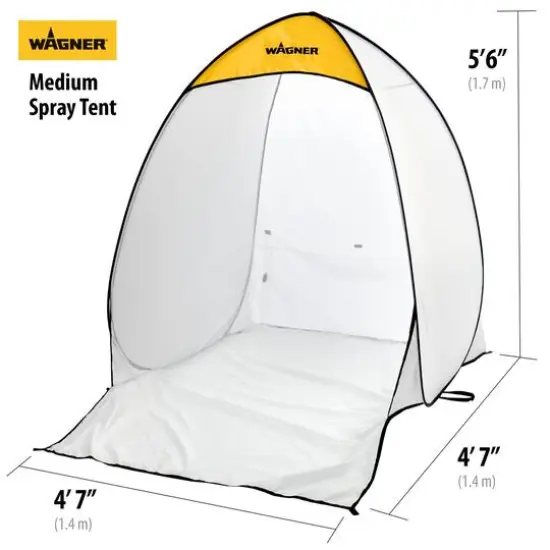 Wagner White Medium Spray Shelter {4}