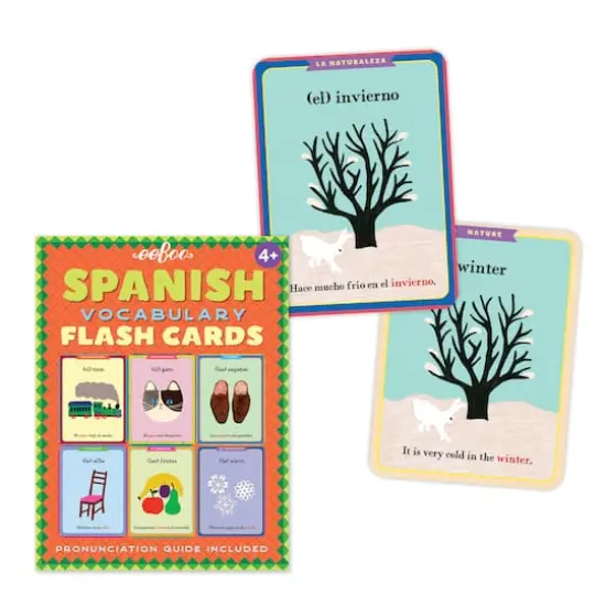 eeBoo Kids Spanish Vocabulary Flash Cards {4}