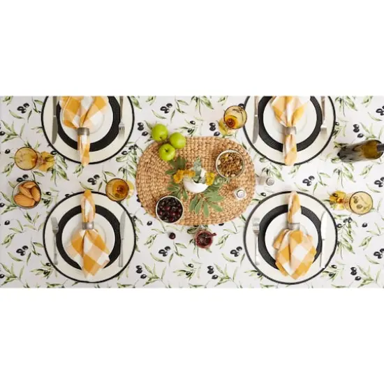 Olives Print Outdoor Tablecloth, 60" Round {6}