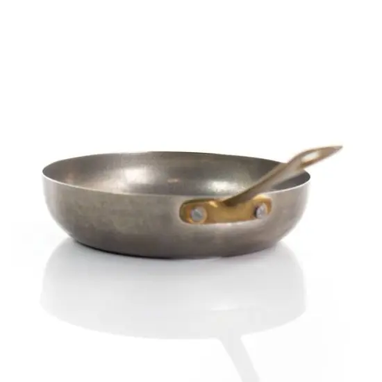 Gibson Home® Normandie 5.5'' Silver and Gold Stainless Steel Mini Frying Pan {4}