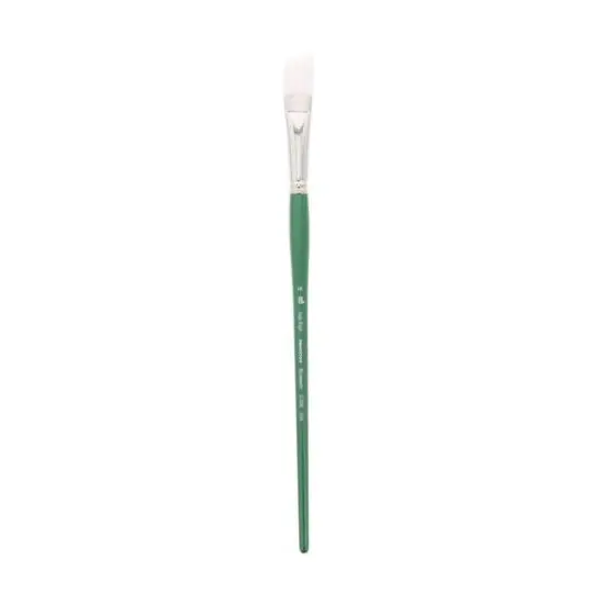 Princeton&trade; Summit&trade; Series 6100 White Synthetic Angled Bright Brush {1}
