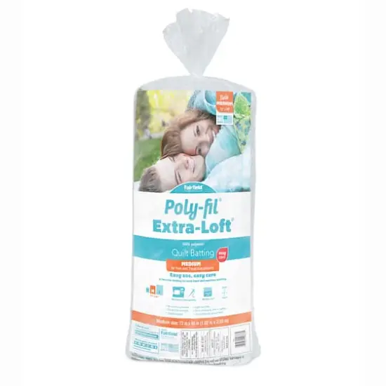 Poly-Fil&reg; Extra-Loft&reg; Polyester Quilt Batting, 72" x 90" {1}