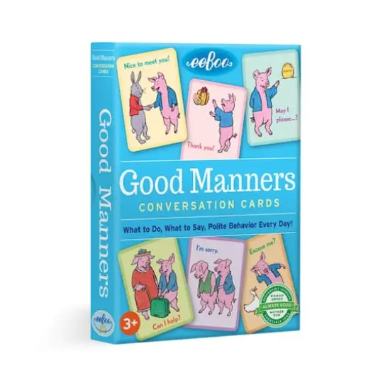 eeBoo Good Manners Conversation Flash Cards {1}