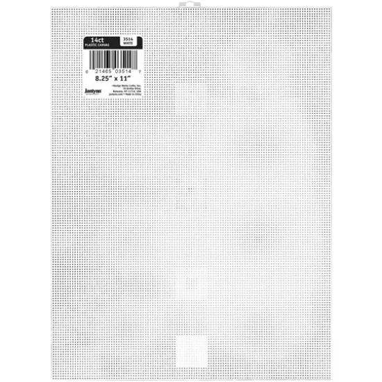 Design Works White 8.25" x 11" Plastic Canvas, 12ct. {3}