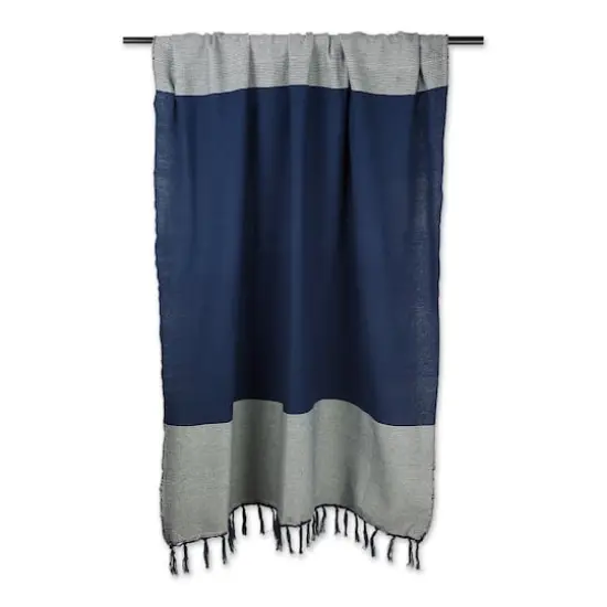 DII&reg; Urban Cityscape Border Throw Navy {4}