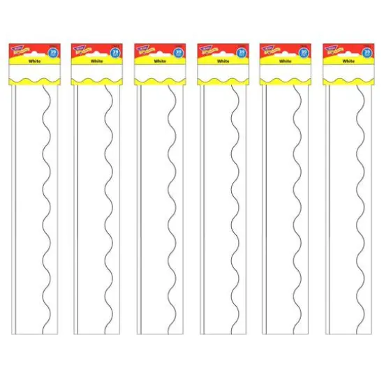 Trend Enterprises&reg; Terrific Trimmers&reg; Classic Borders, 234ft. White {1}