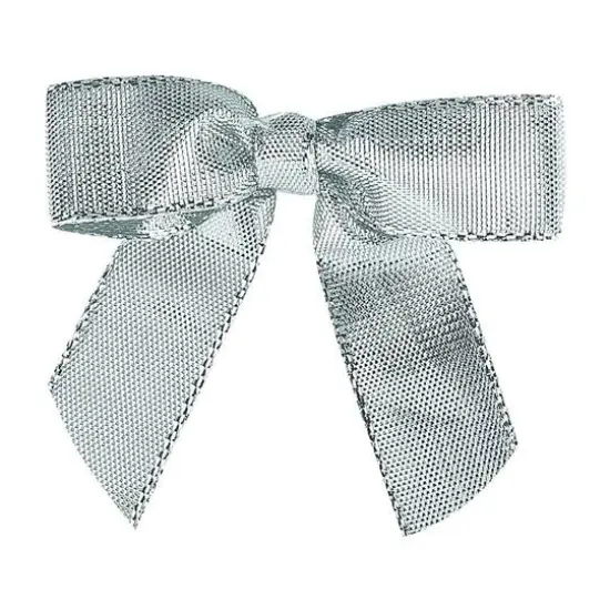 Reliant 2" Metallic Lame Twist Tie Bows, 100ct. Gold {2}