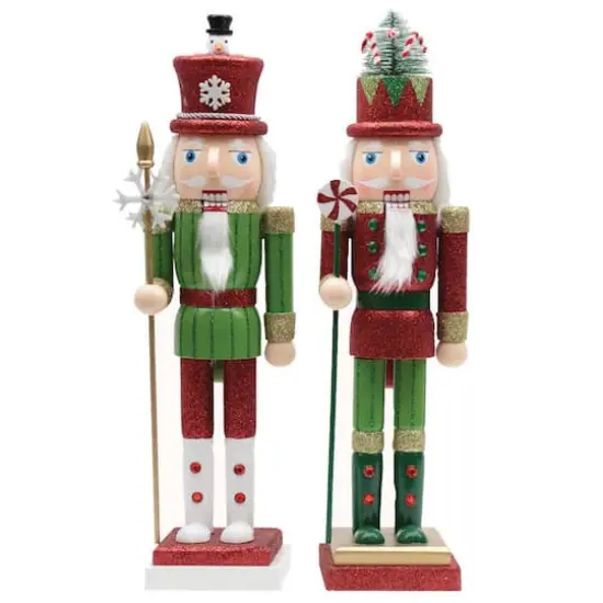 Santa's Workshop 15" Christmas Surprise Nutcracker Set {1}