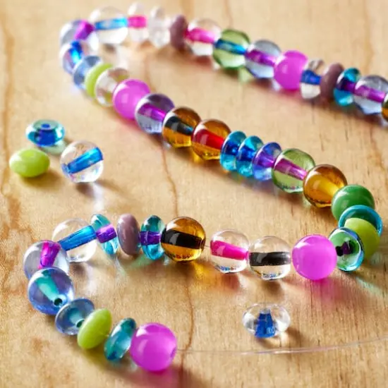 Multicolor Small Lampwork Glass Rondelle Beads, 6mm by Bead Landing&trade; {3}