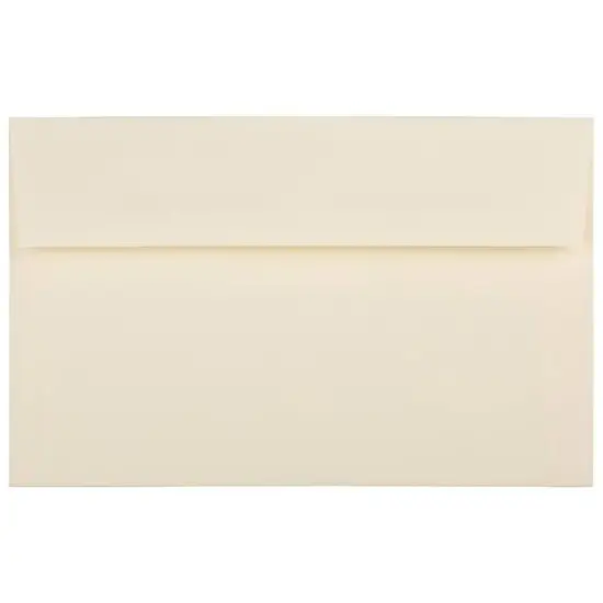 JAM Paper A10 Strathmore Invitation Envelopes, 50ct. Bright White Laid {2}