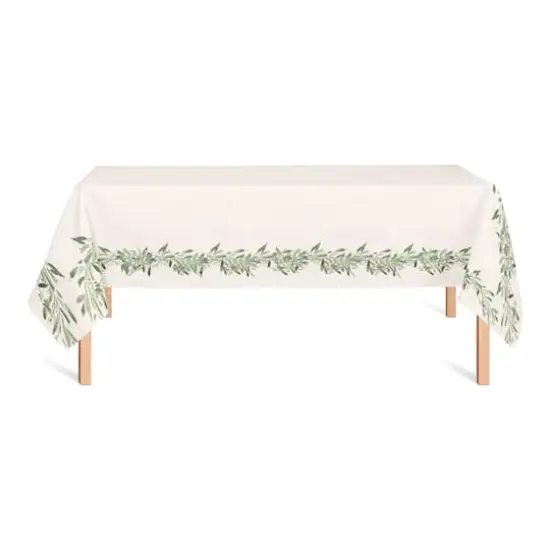 8.5ft. Watercolor Leaf Garland Tablecloth {3}