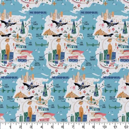 Super Pets&trade; Metropolitan Map Cotton Precut Fabric {3}