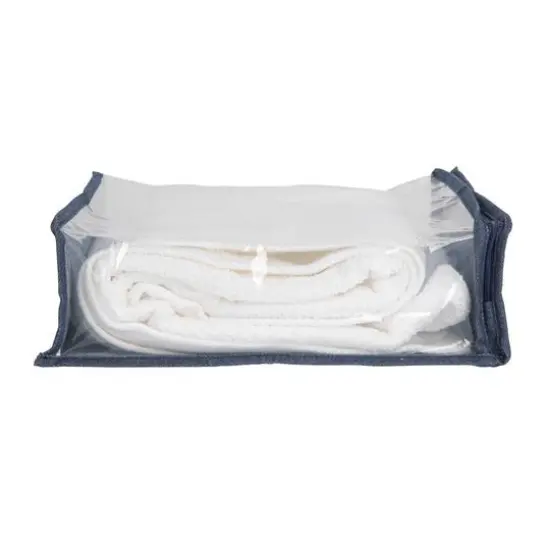 Household Essentials 16" Denim Blue Under the Bed Zippered Sweater Storage Bag, 3ct. {6}