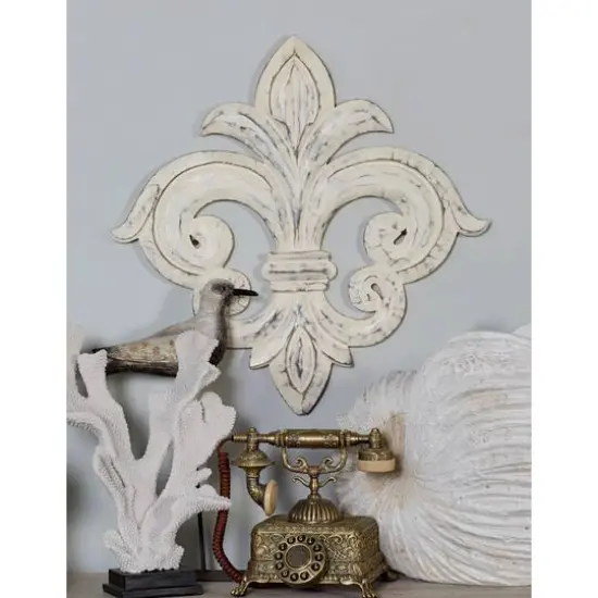 24" White French Themed Wood Wall D&eacute;cor {8}