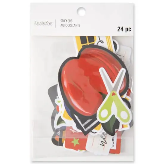School Die Cut Stickers by Recollections&trade; {7}