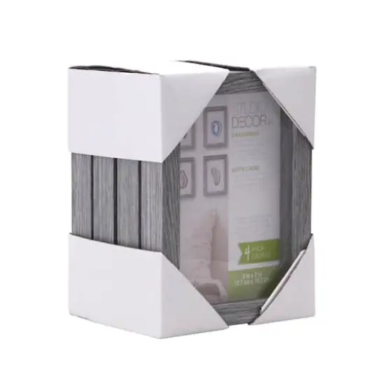 4 Pack5" x 7" Gray Shadow Boxes by Studio D&eacute;cor&reg; {6}