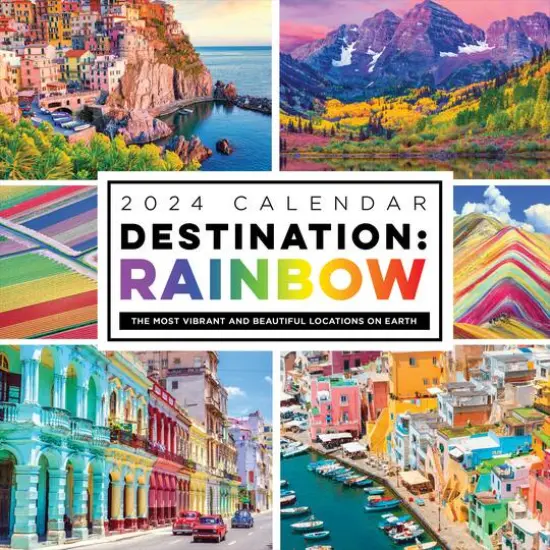 TF Publishing 2024 Destination: Rainbow Wall Calendar {1}