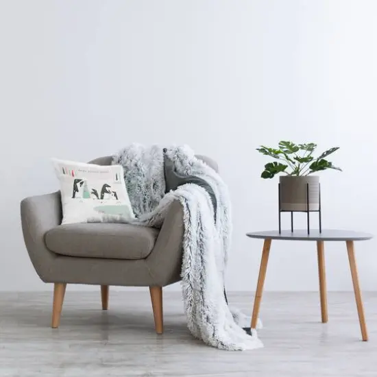 Stupell Industries Warm Winter Wishes Penguins Throw Pillow {3}