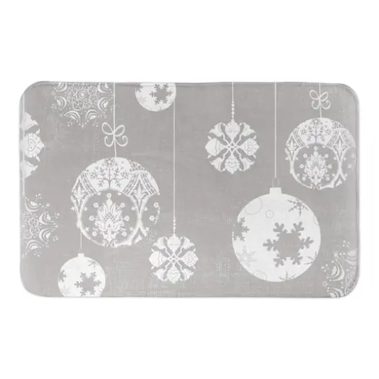 Neutral Ornament Bath Mat {1}