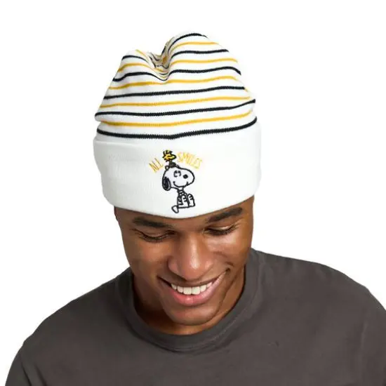 Peanuts Stripe Beanie {4}