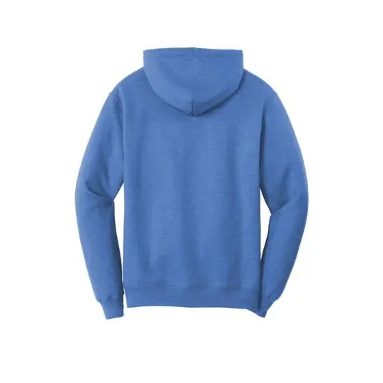 Port & Company&reg; Heathered Colors Core Fleece Pullover Hooded Sweatshirt Heather Royal {5}