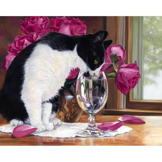 Oven Hydrangea Cross Stitch Kit {3}